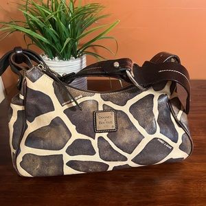 Dooney & Bourke Giraffe Print Bag Excellent Condition
